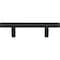 Elements 3" Center-to-Center Matte Black Naples Cabinet Bar Pull 136MB - alternate 3